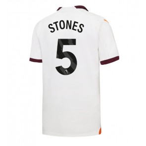 Manchester City John Stones #5 Koszulka Wyjazdowych 2023-24 Krótki Rękaw